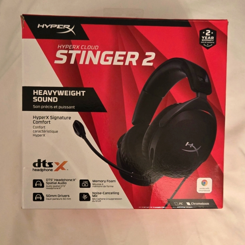 NIB- HyperX Cloud Stinger 2 Gaming Headset